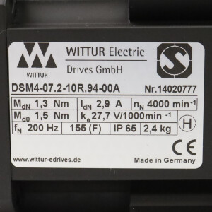 Wittur Servomotor DSM4-07.2-10R.94-00A OVP