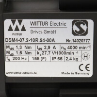 Wittur Servomotor DSM4-07.2-10R.94-00A OVP