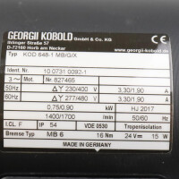 Georgii Kobold Bremsmotor KOD 648-1 MB/G/X 0,75/0,90kW NOV