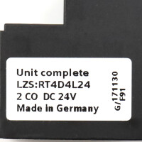 Siemens Steckrelais Komplettgerät LZS:RT4D4L24 (5Stk.) OVP