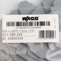 WAGO Abschluss- und Zwischenplatte 280-319 (25Stk.) SIE