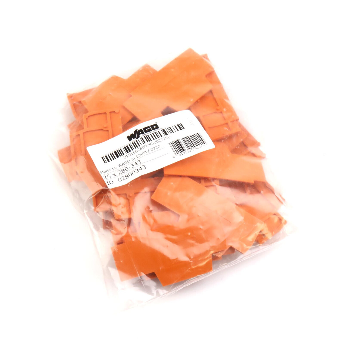 WAGO Abschlussplatte 280-343 (25Stk.) OVP