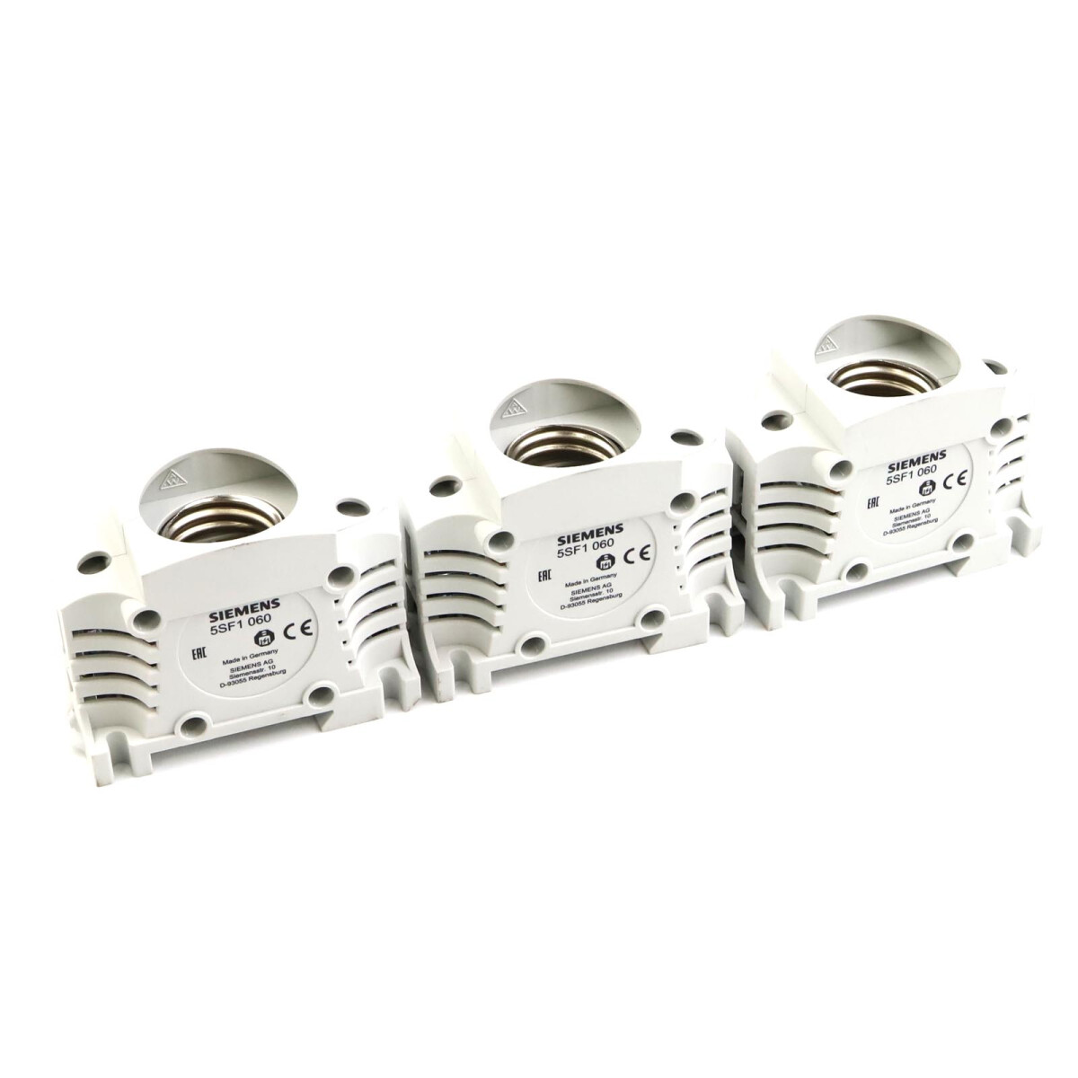 Siemens DIAZED-Sockel 5SF1060 (3Stk.) NOV