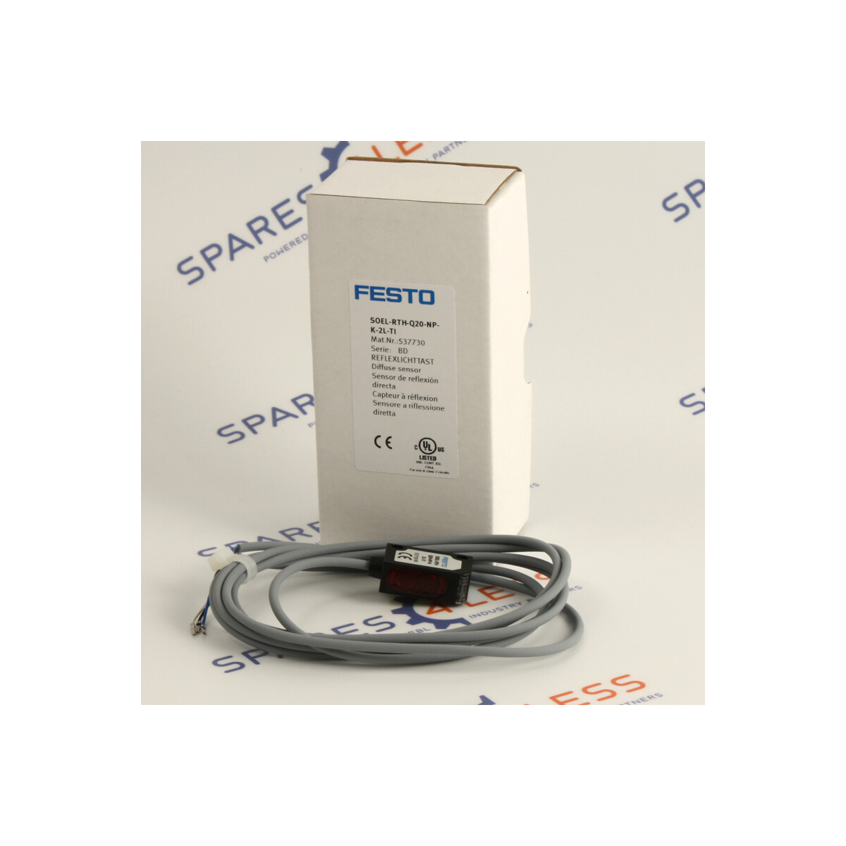 Festo Reflexionslichttaster SOEL-RTH-Q20-NP-K2L-TI OVP