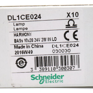 Schneider Electric Glühlampe DL1CE024 030030 (10Stk.) OVP