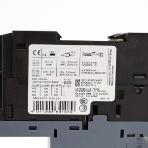 Siemens Leistungsschalter 3RV2011-0JA25 GEB