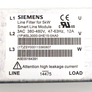 Sinamics Netzfilter 6SL3000-0HE15-0AA0 GEB