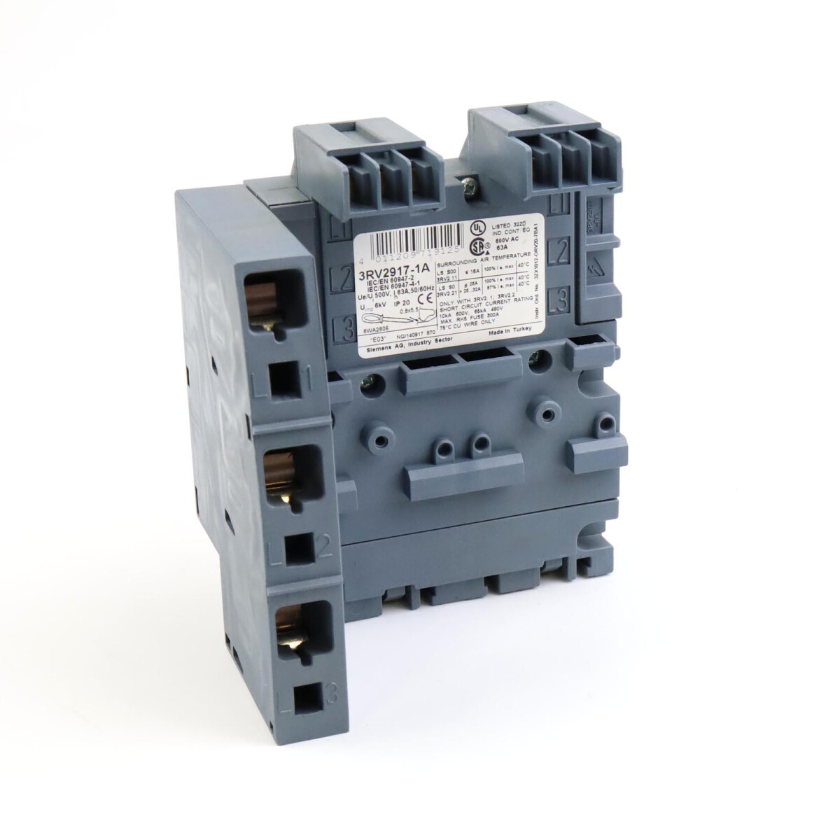 Siemens 3-Phasen-Sammelschiene 3RV2917-1A GEB