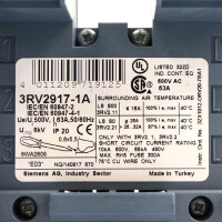 Siemens 3-Phasen-Sammelschiene 3RV2917-1A GEB