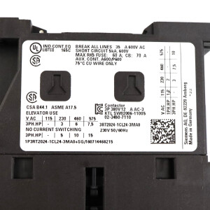 Siemens Leistungsschütz 3RT2024-1CL24-3MA0 GEB