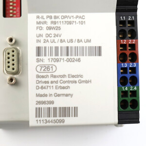 Rexroth PROFIBUS-Buskoppler R-IL PB BK DP/V1-PAC MNR: R911170971 NOV