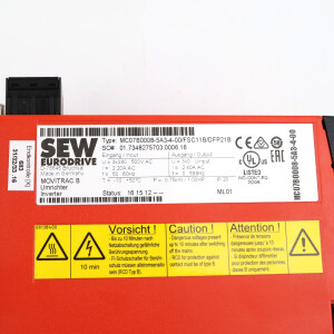 SEW EURODRIVE Frequenzumrichter MC07B0008-5A3-4-00/FSC11B/DFP21B GEB