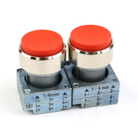 Siemens Drucktaster 3SB3 500-0BA21 (2Stk.) NOV