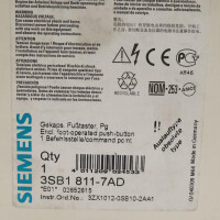 Siemens Fusstaster 3SB1811-7AD OVP