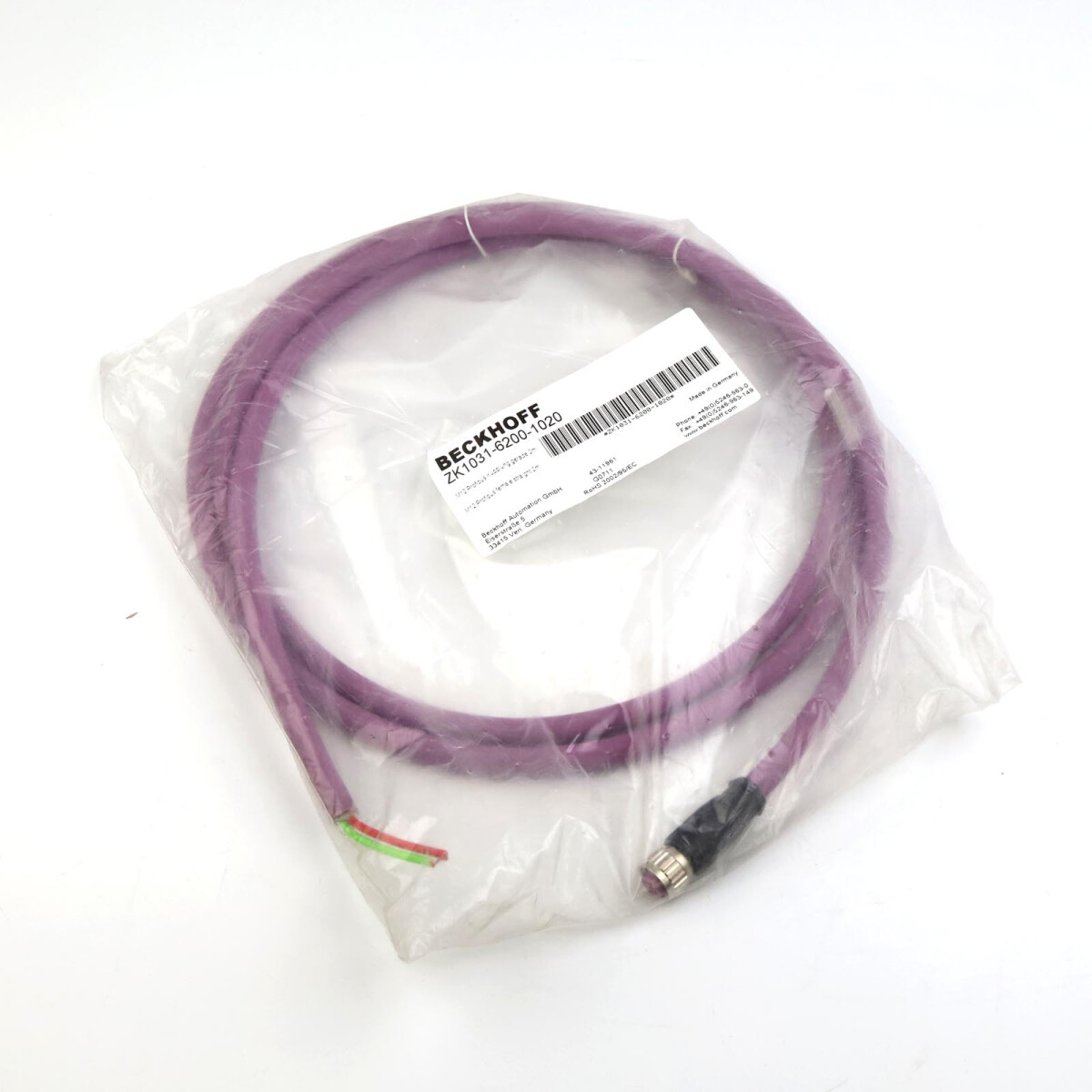 Beckhoff PROFIBUS-Leitung ZK1031-6200-1020 2m OVP