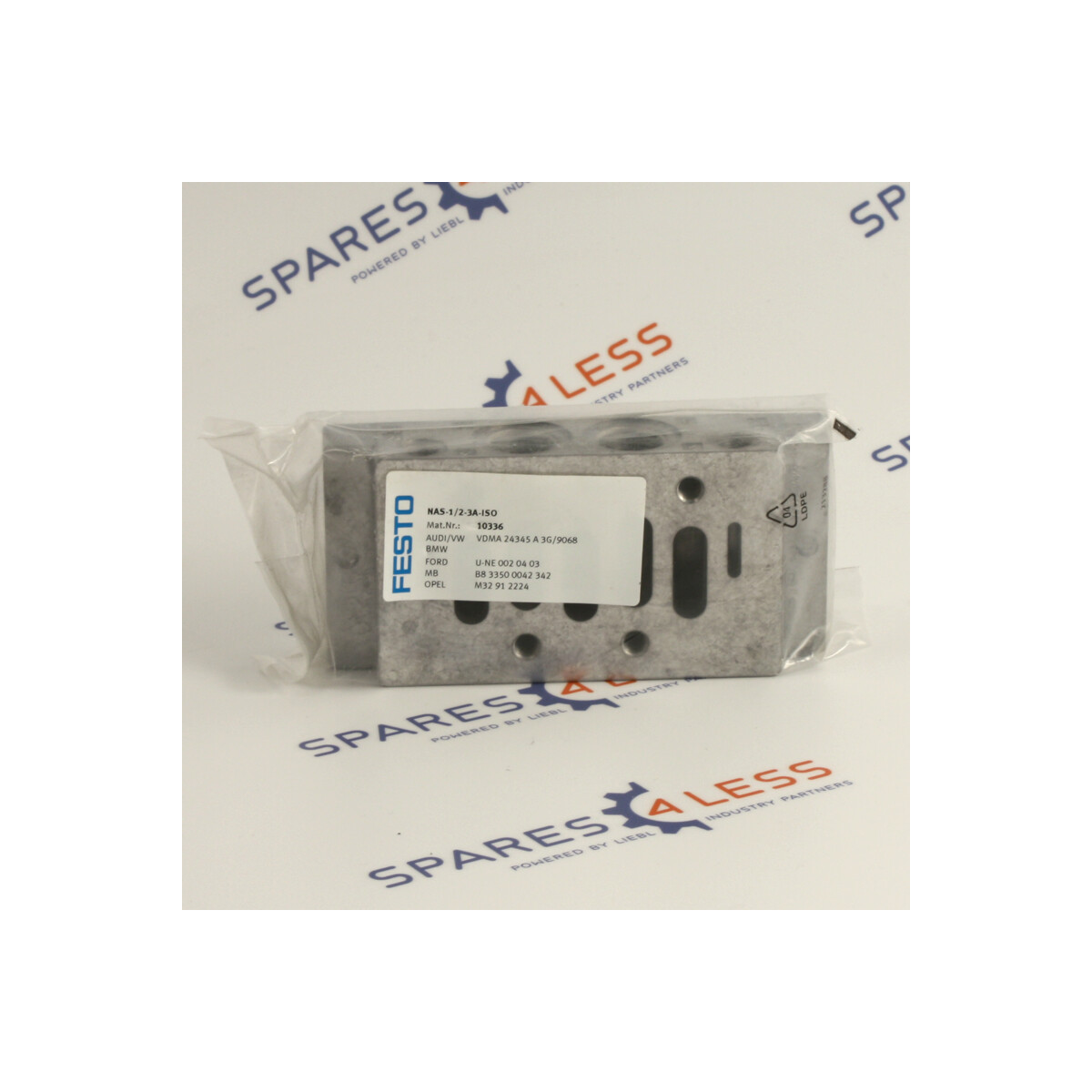 Festo Einzelanschlussplatte NAS-1/2-3A-ISO 10336 OVP