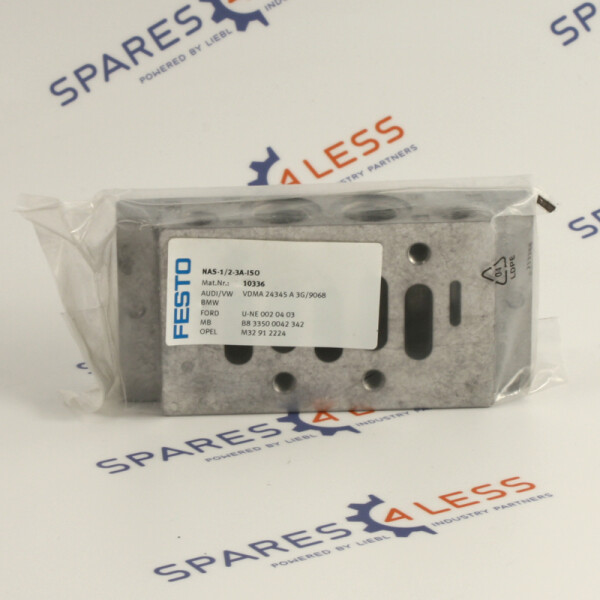 Festo Einzelanschlussplatte NAS-1/2-3A-ISO 10336 OVP
