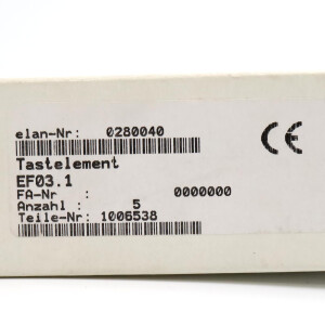 Elan Tastelement EF03.1 1006538 (4Stk.) OVP