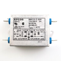EPCOS Netzfilter B84113-C-B30 115/250V NOV