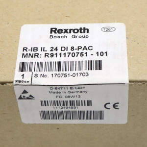 Rexroth Interface-Modul R-IB IL 24 DI 8-PAC R911170751-101 SIE