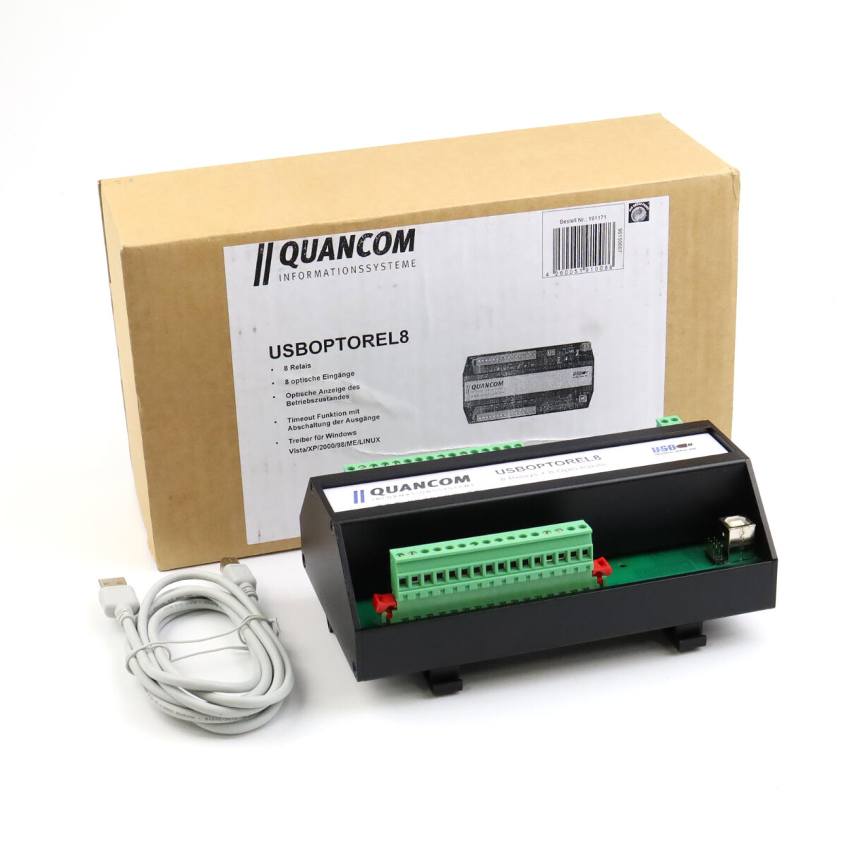 Quancom Optokoppler USBOPTOREL8 191171 OVP