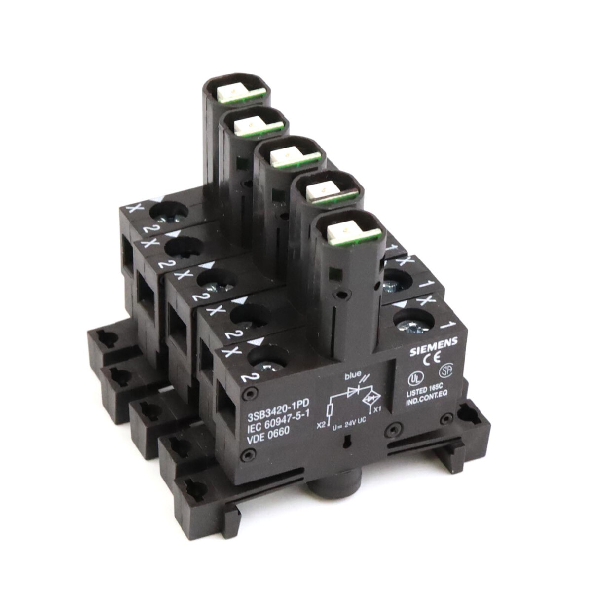 Siemens LED Lampenfassung 3SB3420-1PD (5Stk.) NOV