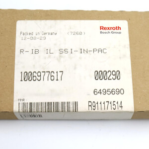 Rexroth Interface Module R-IB IL SSI-IN-PAC R911171514 OVP