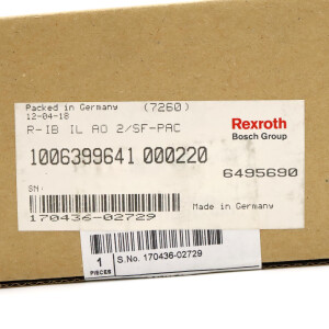 Rexroth Interface-Modul R-IB IL AO 2/SF-PAC R911170436 SIE