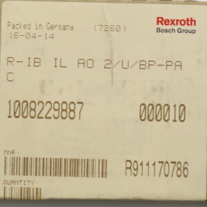 Rexroth Interface-Modul R-IB IL AO 2/U/BP-PAC R911170786 SIE