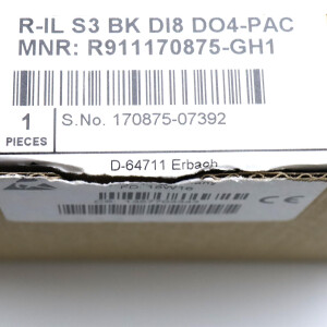 Rexroth Interface-Modul R-IL S3 BK DI8 DO4-PAC R911170875-GH1 OVP