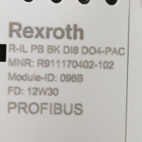 Rexroth Interface-Modul R-IL PB BK DI8 DO4-PAC R911170402-102 OVP