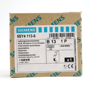 Siemens Leitungsschutzschalter 5SY4113-6 OVP