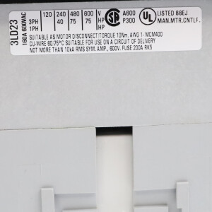 Siemens Sentron Lasttrennschalter 3LD2305-1TL13 OVP