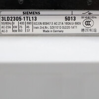 Siemens Sentron Lasttrennschalter 3LD2305-1TL13 OVP