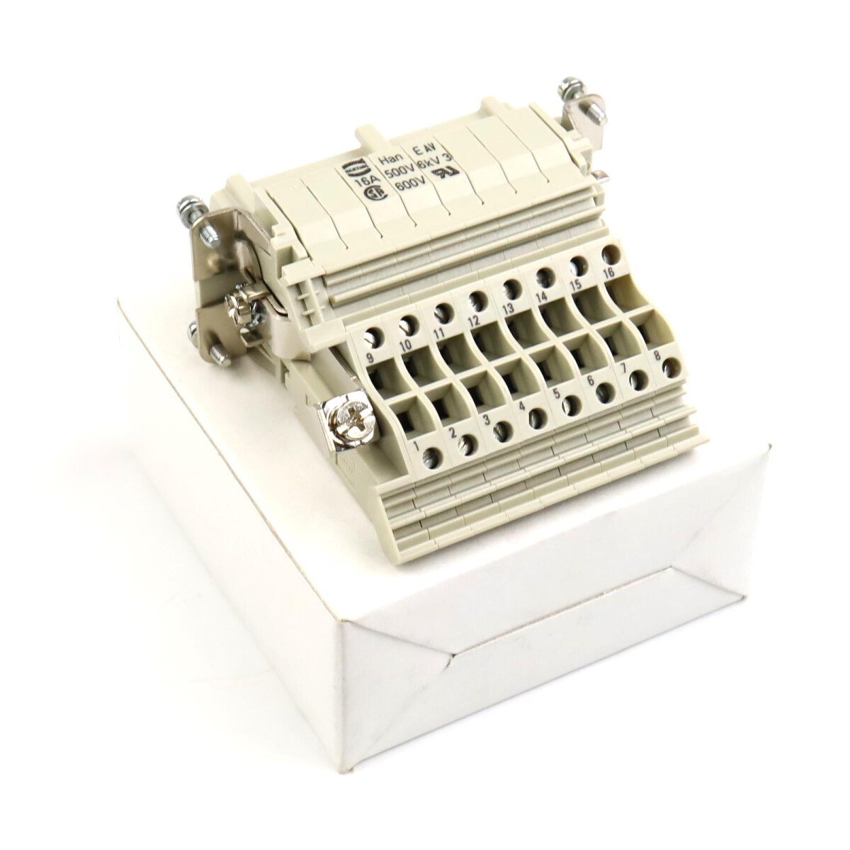 Harting Einsatz Han 16E-AV-F-RECHTS-MK 09330164735 OVP