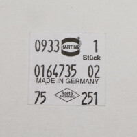 Harting Einsatz Han 16E-AV-F-RECHTS-MK 09330164735 OVP