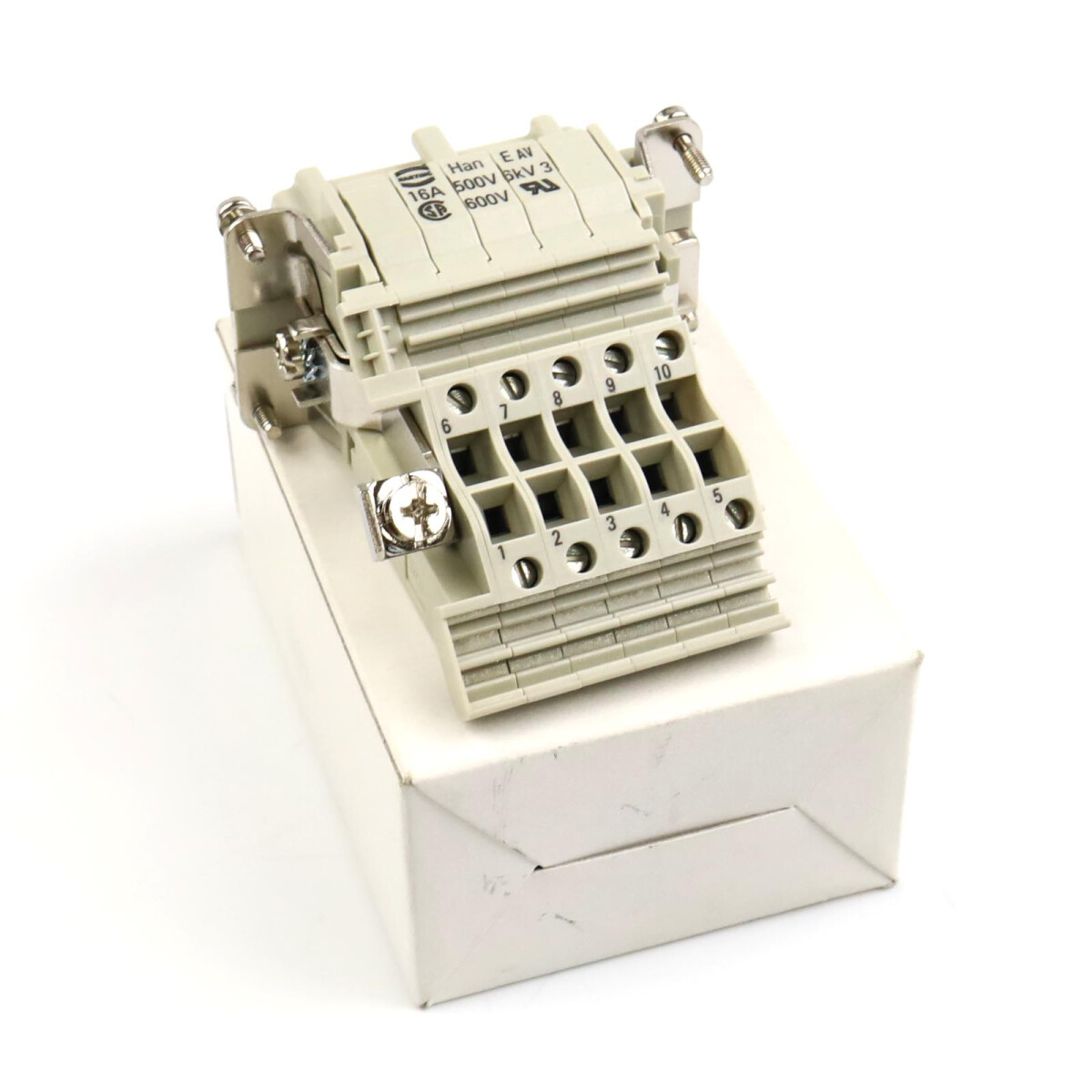 Harting Einsatz Han 10E-AV-F-RECHTS-MK 09330104735 OVP