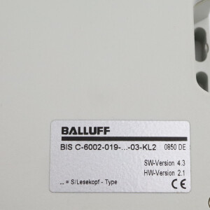 Balluff RFID LF Auswerteeinheit BIS0099 BIS C-6002-019-650-03-KL2 GEB