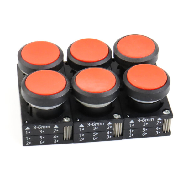 Siemens Drucktaster 3SB3 000-0AA21 (6Stk.) GEB
