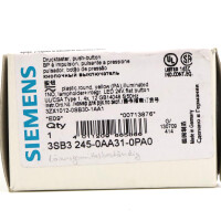 Siemens Leuchtdrucktaster 3SB3245-0AA31-0PA0 OVP