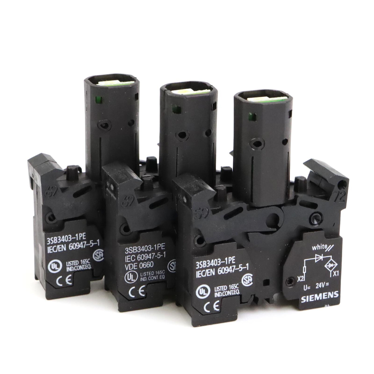 Siemens Lampenfassung 3SB3403-1PE (3Stk.) NOV