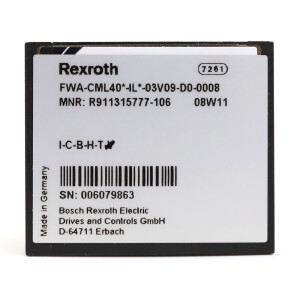 Rexroth Firmware FWA-CML40*-IL*-03VRS-D0-0008 R911315777 NOV