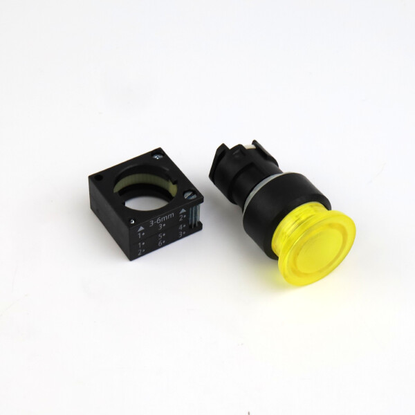 Siemens Leuchtpilzdrucktaster 3SB3 001-1DA31 NOV