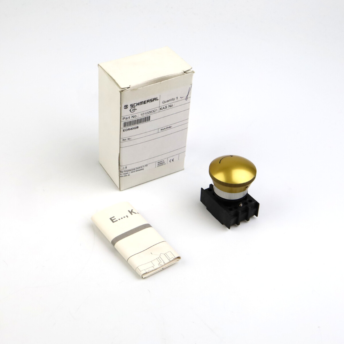 SCHMERSAL Schlagtaster EDR40GB 101006321 OVP