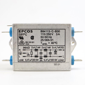 EPCOS Netzfilter B84113-C-B30 115/250V GEB