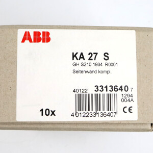 ABB Klemmenabdeckung KA27S GHS2101934R0001 (10Stk.) OVP