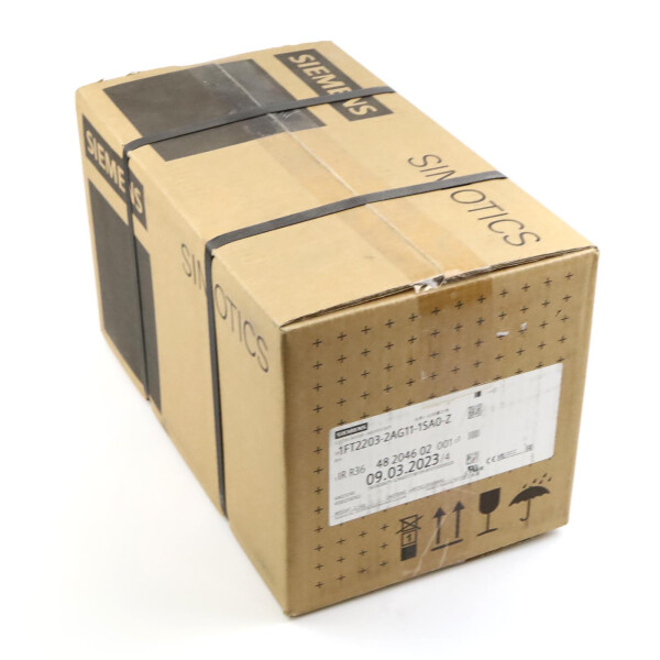 Siemens Synchronmotor 1FT2203-2AG11-1SA0-Z Z=N16 OVP