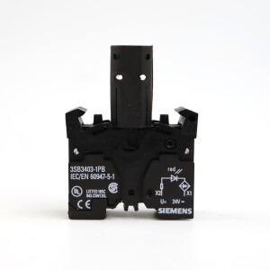 Siemens Lampenfassung 3SB3403-1PB (3Stk.) NOV