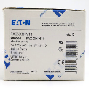 Eaton Hilfsschalter FAZ-XHIN11 286054 (8Stk.) OVP