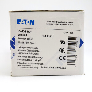 Eaton Leitungsschutzschalter FAZ-B10/1 278531 (12Stk.) OVP